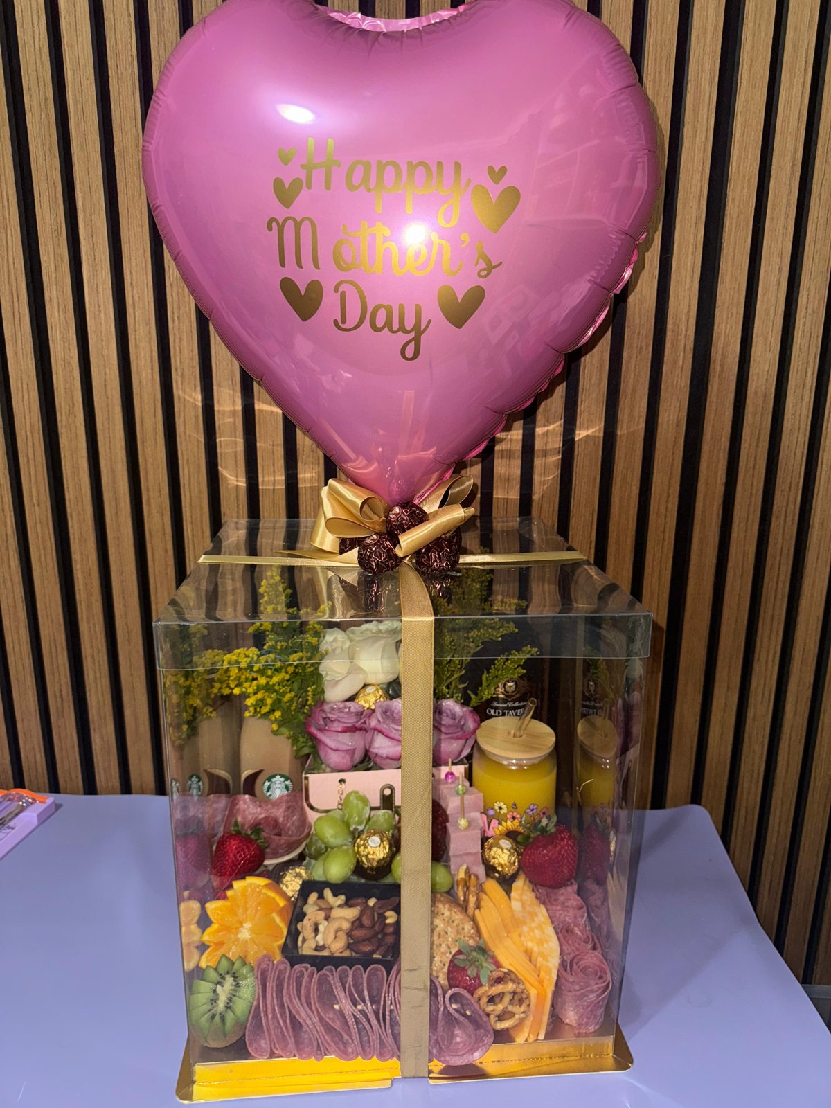 Bandeja personalizada con globo